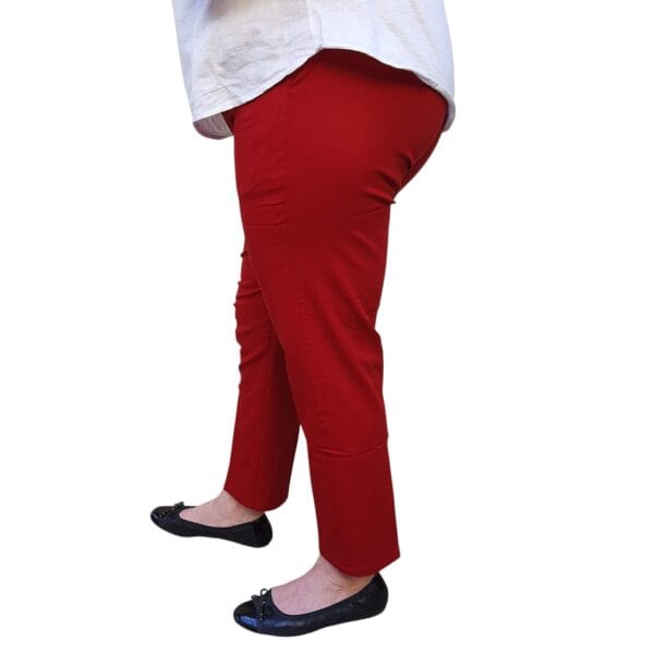 PANTALONI P 019 [ROSU INCHIS] - imagine 2