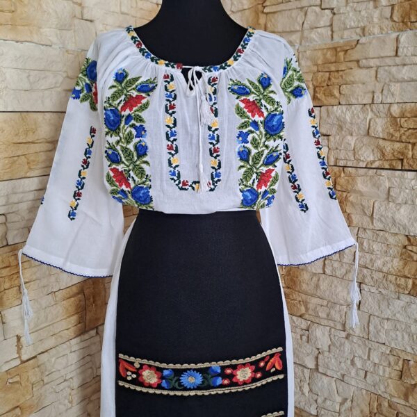 COSTUM TRADITIONAL STOFA, 3 PIESE {FOTE, POALE, IE} – CT 058 - imagine 2