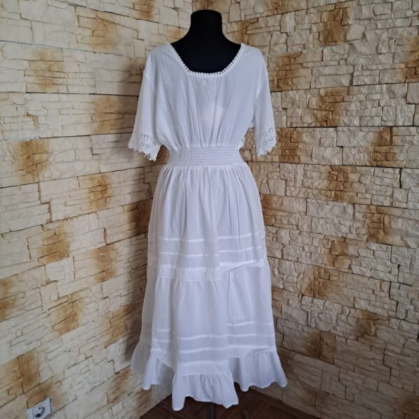 RT 129 ROCHIE ALBA CU DANTELA - imagine 4
