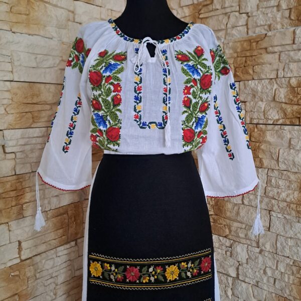 COSTUM TRADITIONAL STOFA, 3 PIESE {FOTE, POALE, IE} – CT 060 - imagine 2