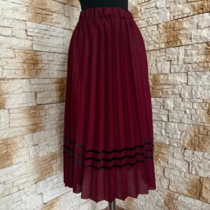 F 151 FUSTA PLISATA GRENA