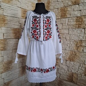 COMPLEU TRADITIONAL 2 PIESE FETITA [ IE + FUSTA] SF 010