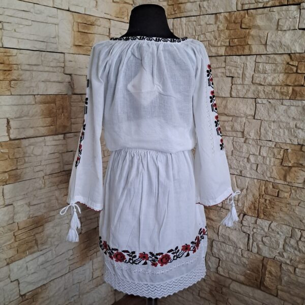 COMPLEU TRADITIONAL 2 PIESE FETITA [ IE + FUSTA] SF 010 - imagine 3