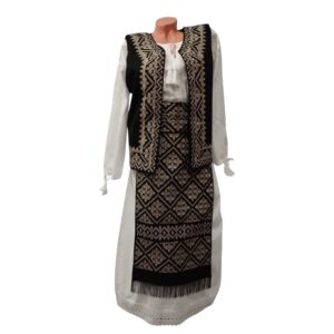 COSTUM TRADITIONAL STOFA, 5 PIESE {VESTA, FOTE, BRAU, POALE, IE} – CT 069