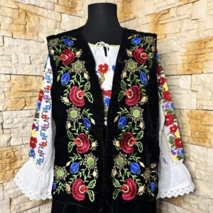 VESTA BRODATA DIN CATIFEA V 054