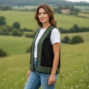 VESTA BRODATA DIN STOFA V 055