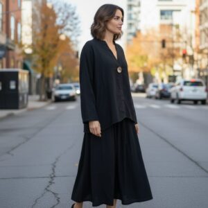 RB 046 COSTUM DIN RAIAT NEGRU