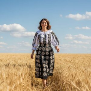 SET 2 PIESE [IE, FUSTA] SD 115