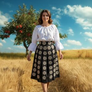 SET 2 PIESE [IE, FUSTA] SD 117