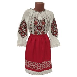COMPLEU TRADITIONAL PENTRU FETITA [ IE + FUSTA ] SF 004