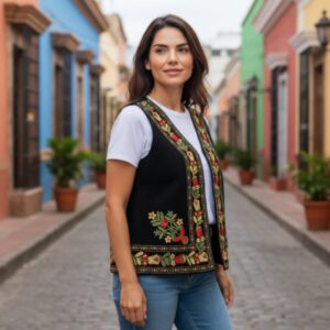 VESTA BRODATA DIN STOFA V 059