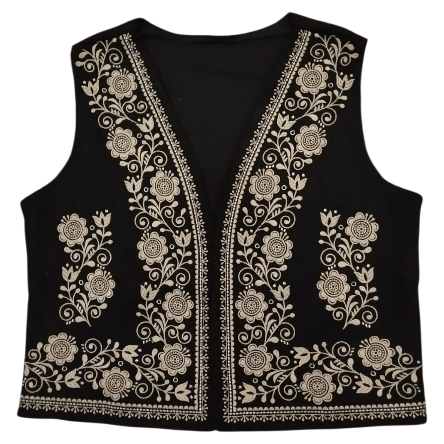 VESTA BRODATA DIN STOFA V 065 - imagine 2