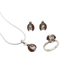 Colier, Inel și Cercei cu Buburuze CO 82