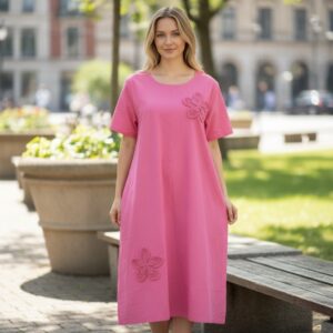 RV 06 Rochie Midi din Bumbac