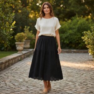F 187 FUSTA MAXI BOHO-CHIC