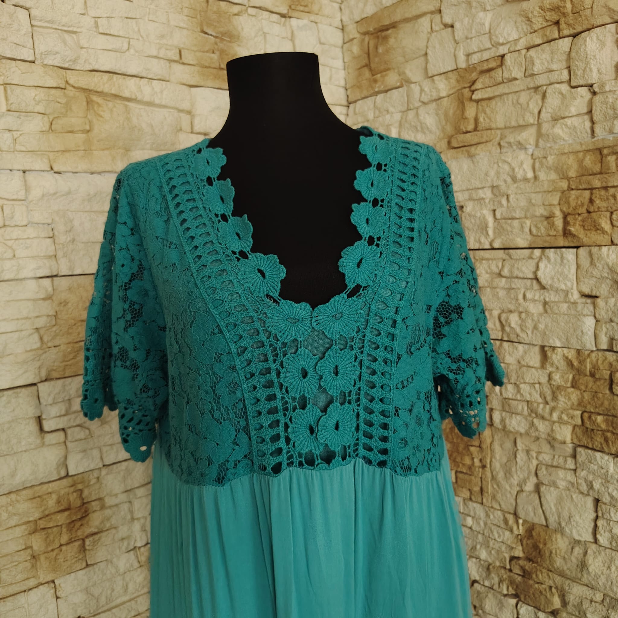 RV 69 Rochie MAXI TURCOAZ - imagine 4