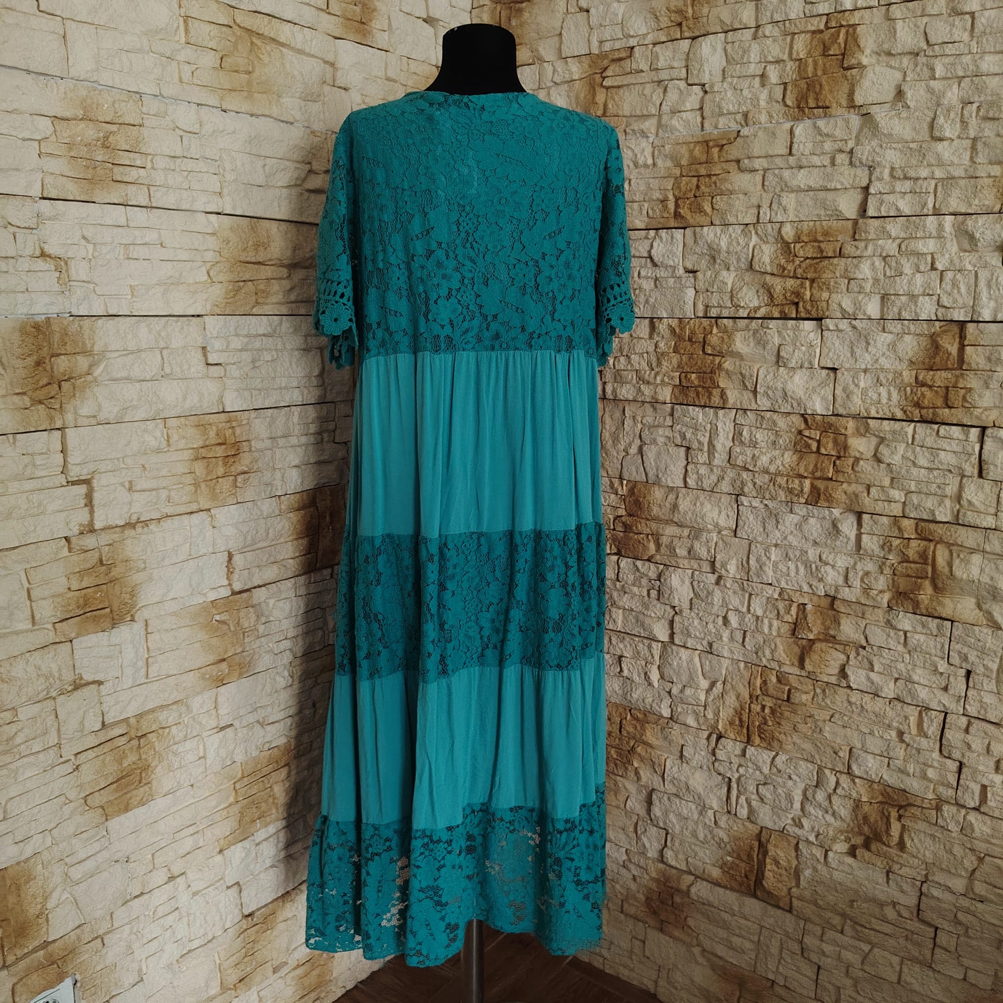 RV 69 Rochie MAXI TURCOAZ - imagine 5