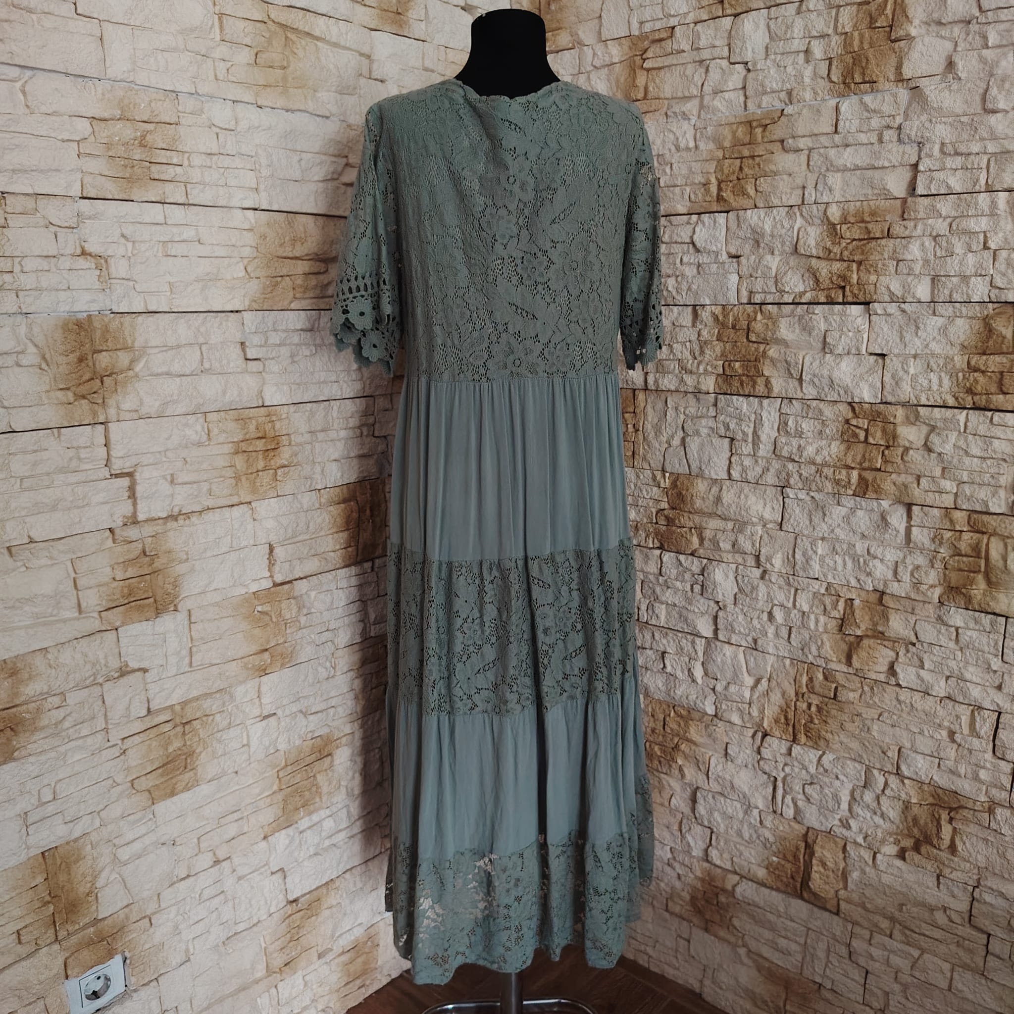 RV 71 Rochie MAXI KAKI - imagine 5