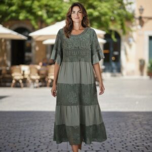 RV 79 Rochie MAXI KAKI