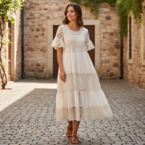 RV 82 Rochie MAXI BEJ