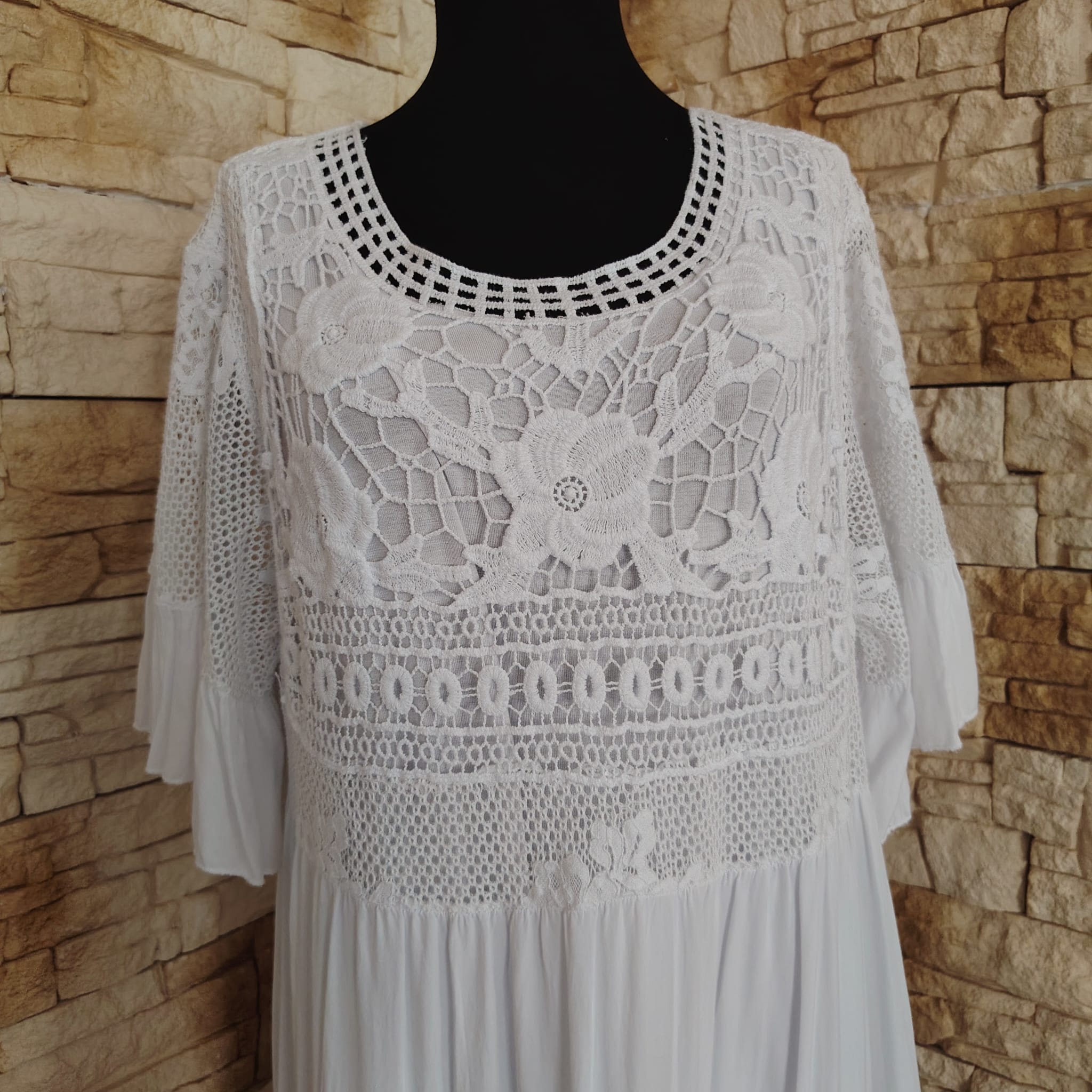 RV 84 Rochie MAXI ALBA - imagine 4