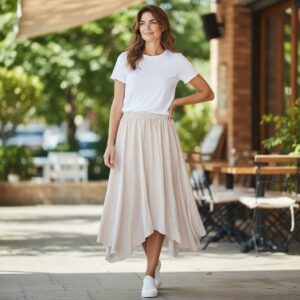 F 149 FUSTA MIDI ASIMETRICA