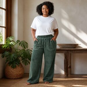 PANTALONI P 033 [VERDE SMARALD]