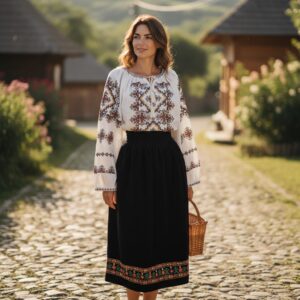 SET 2 PIESE [IE, FUSTA] SD 015