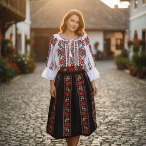 SET 2 PIESE [IE, FUSTA] SD 138