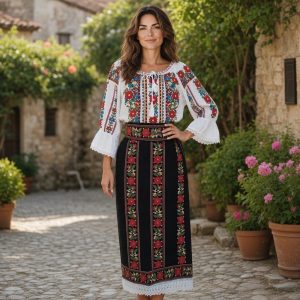 COSTUM TRADITIONAL 3 PIESE {CATRINTA, BRAU, IE} – CT 121