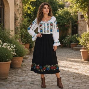 SET 2 PIESE [IE, FUSTA] SD 063