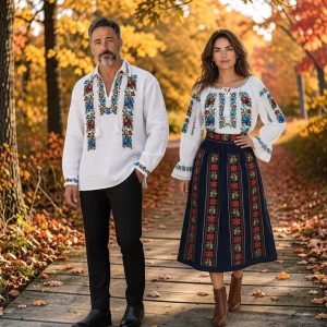 Set Cuplu – Ie Damă, Fusta, Cămașă Bărbat SET 101