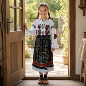 COSTUM FATA 3 PIESE (IE, CATRINTA, BRAU) CF 042