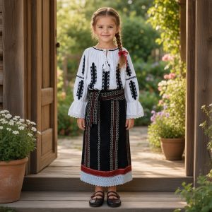 COSTUM FATA 3 PIESE (IE, CATRINTA, BRAU) CF 044