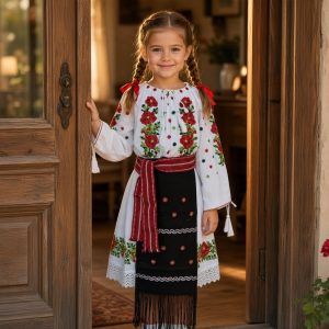 COSTUM FATA (ROCHIE, SET 2 FOTE SI BRAU) CF 046