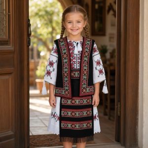 COSTUM FATA 4 PIESE (ROCHIE, VESTA, BRAU SI SET 2 FOTE) CF 056