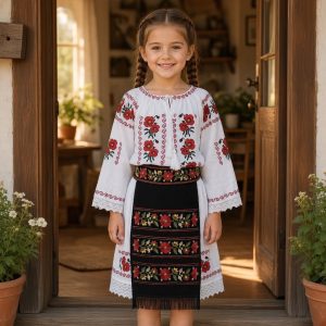 COSTUM FATA 4 PIESE (IE, POALE, BRAU, SET 2 FOTE) CF 057