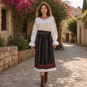 COSTUM TRADITIONAL 3 PIESE {CATRINTA, BRAU, IE} – CT 127