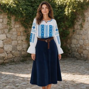 SET 2 PIESE [IE, FUSTA DIN CATIFEA REIATA] SD 020