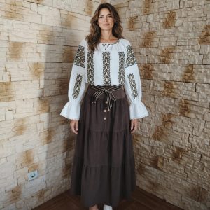 SET 2 PIESE [IE, FUSTA DIN CATIFEA REIATA] SD 059