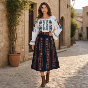SET 2 PIESE [IE, FUSTA] SD 065