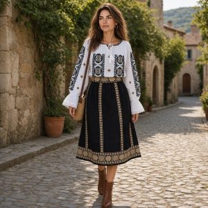 SET 2 PIESE [IE, FUSTA] SD 084
